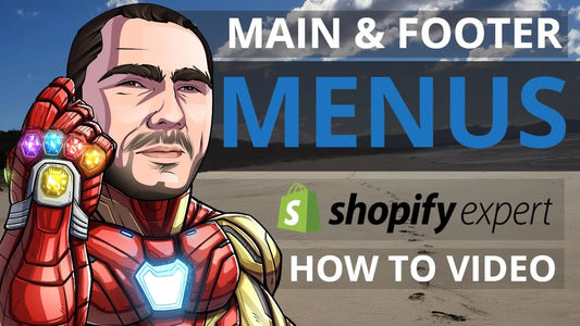 Shopify Navigation Tutorial 2021 ( How to Create Drop Down Menus , Footer And Main Menu )